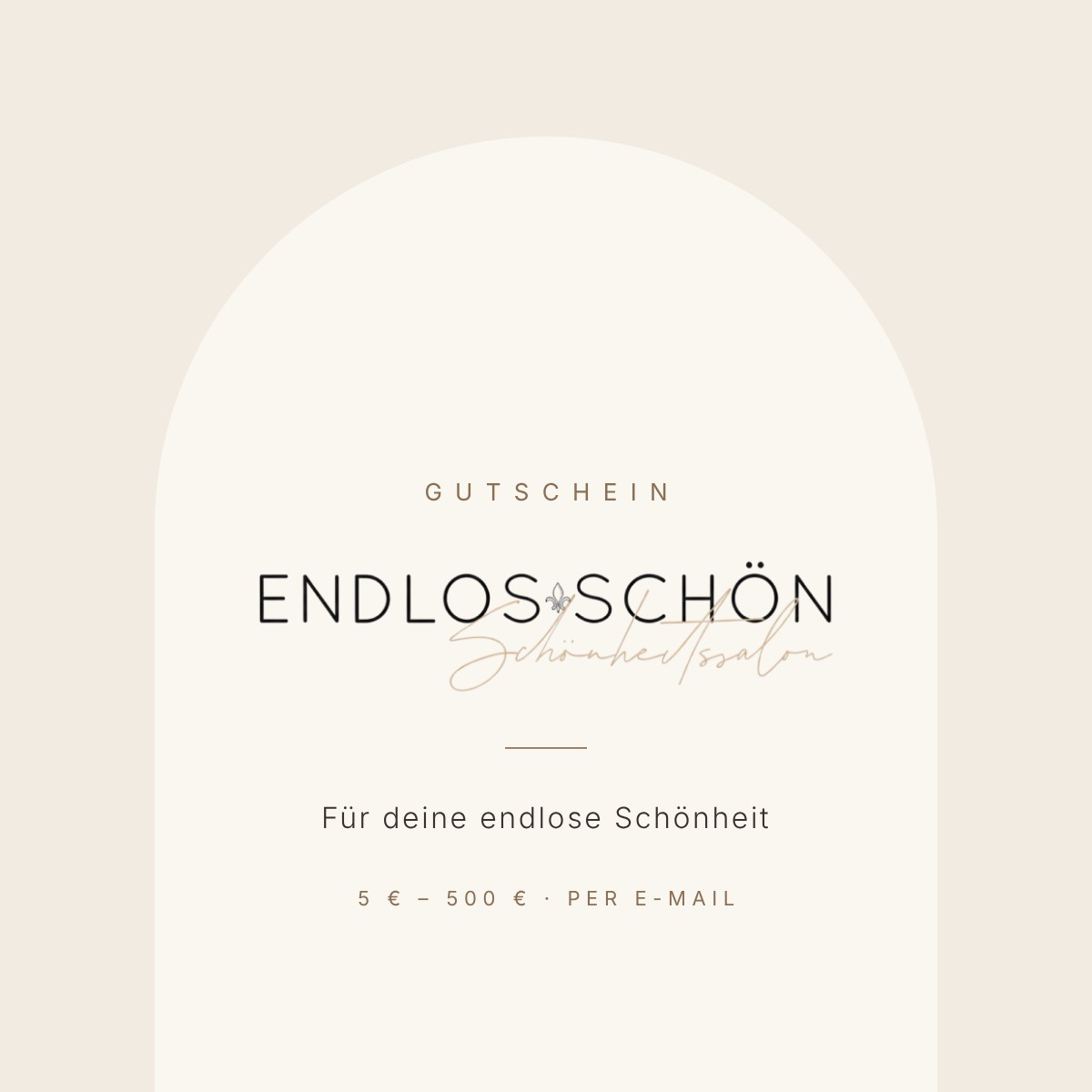 Geschenkgutschein Endlos Schön